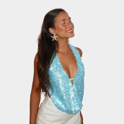 Chloe | Top de lentejuelas