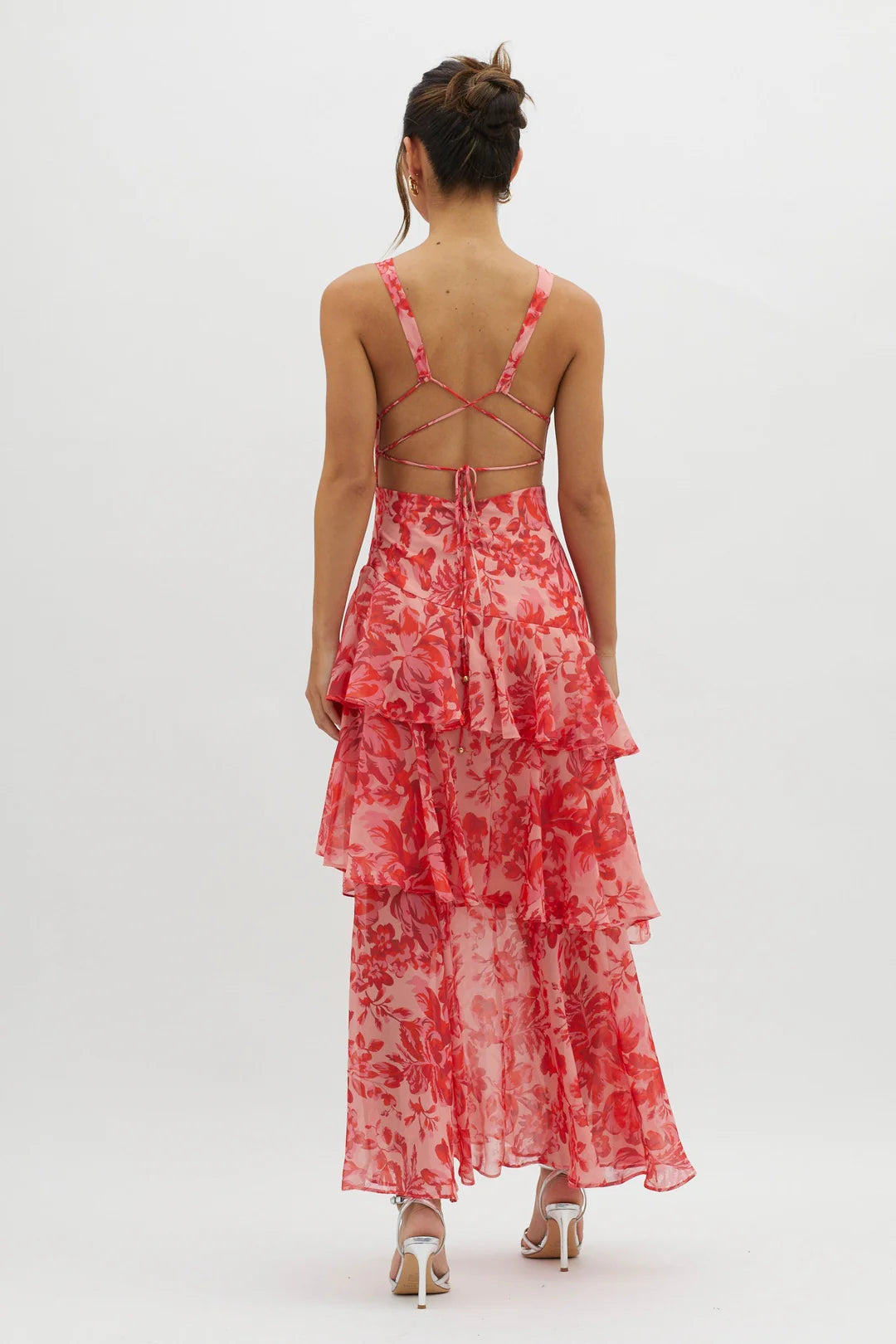 FAYE™ | VESTIDO MIDI RECTO BLOOM